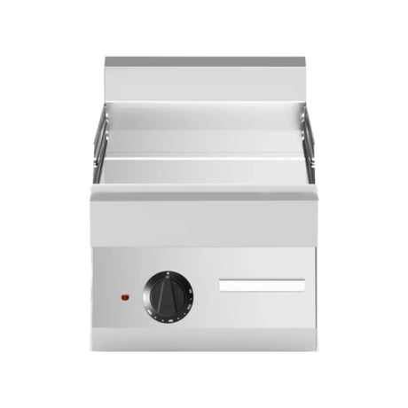 Plaque lisse chromée électrique à poser 400x650x300 4,5kW - MODULAR - Friteuse électrique professionnelle