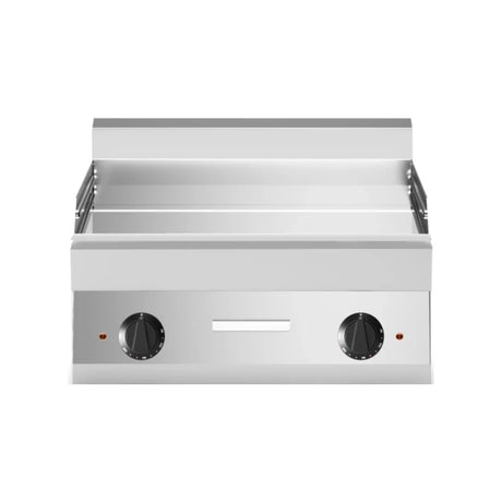 Plaque lisse chromée électrique à poser 700x650x300 9kW - MODULAR - Plancha électrique professionnelle