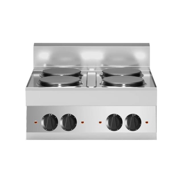 Cuisinière électrique 4 feux vifs à poser 700x650x300 10,4kW - MODULAR - Fourneau électrique professionnel