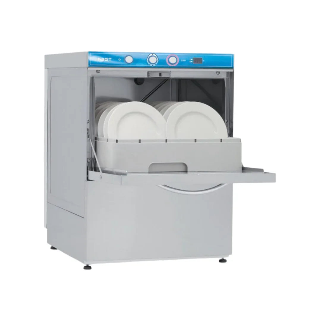 Lave verres FAST digital - panier 450x450mm - Passage : 300mm - avec adoucisseur ELETTROBAR vue 1 - Usine CHR