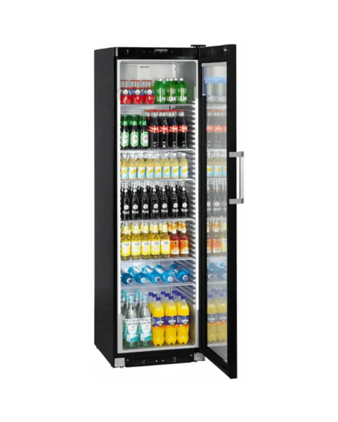 Armoire réfrigérée à boisson positive ventilée en epoxy noir - 441 litres - LIEBHERR - Armoire réfrigérée positive