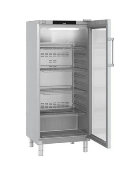 Armoire réfrigérée de restauration positive ventilée en inox 1 porte vitrée - 517 litres - LIEBHERR - Armoire réfrigérée posi