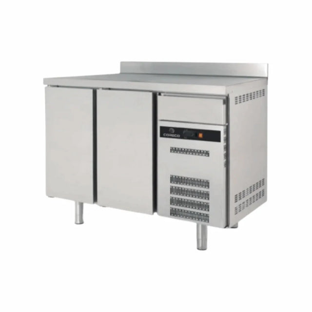 Arrière bar en inox 2 portes pleines battantes +2/+8°C gamme Classic - 1495x600x850mm - CORECO - Arrière-bar réfrigéré