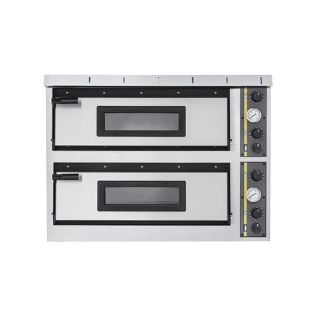 Four à pizza 4 pizza 2 niveaux - 9,4kW 400V - ARKA - Four à pizza électrique