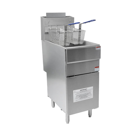 Friteuse à gaz sur meuble 23L - ARKA - Friteuse à gaz professionnelle