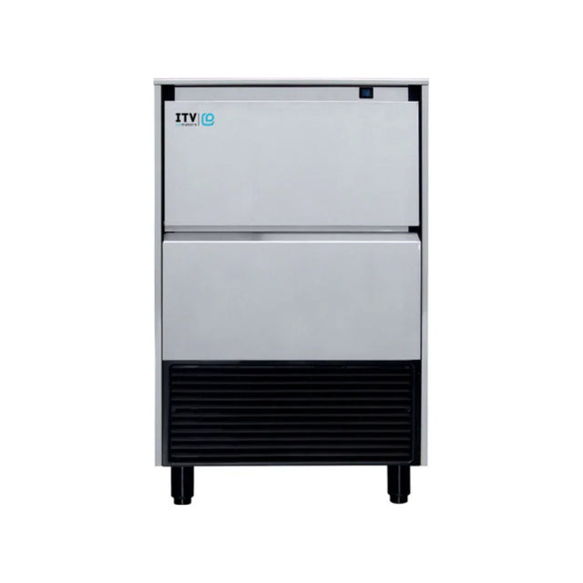 Machine à glaçons pleins refroidissement à air - Réserve 60kg