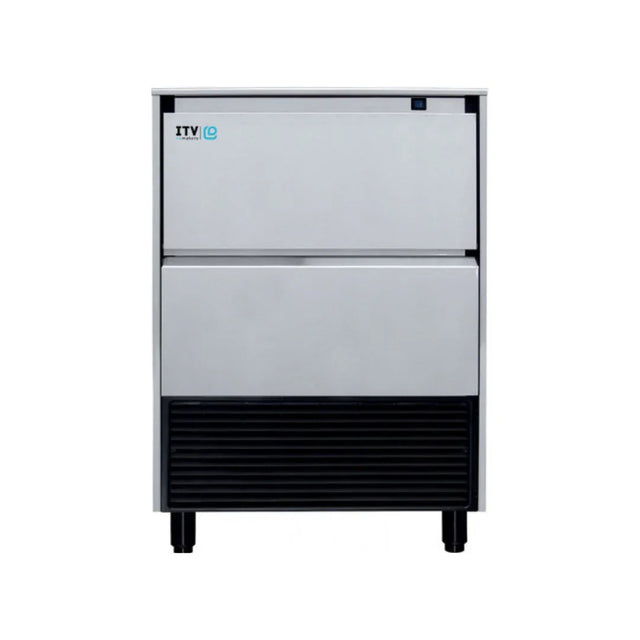 Machine à glaçons pleins refroidissement à air - Réserve 75kg