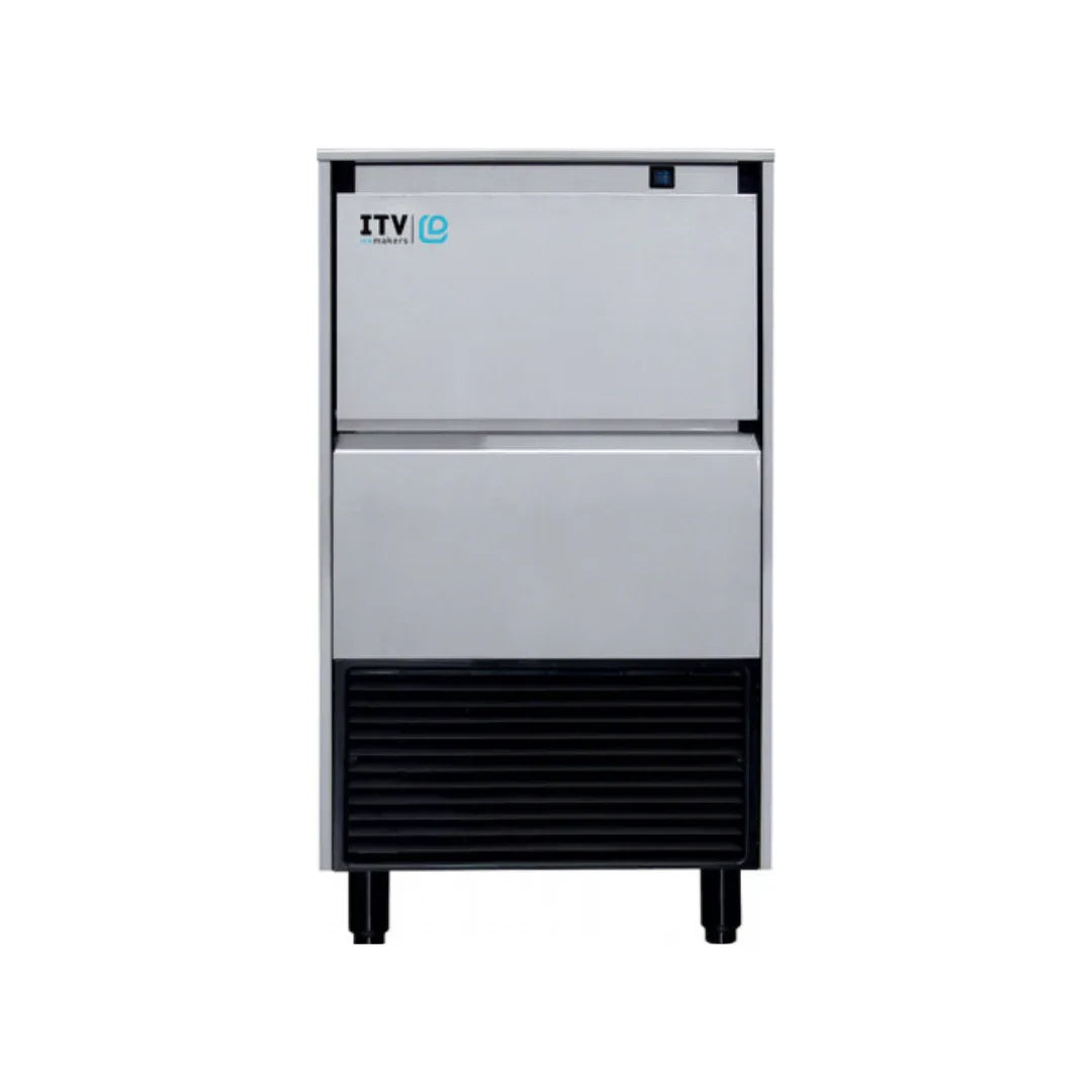 Machine à glaçons pleins refroidissement à air - Réserve 20kg