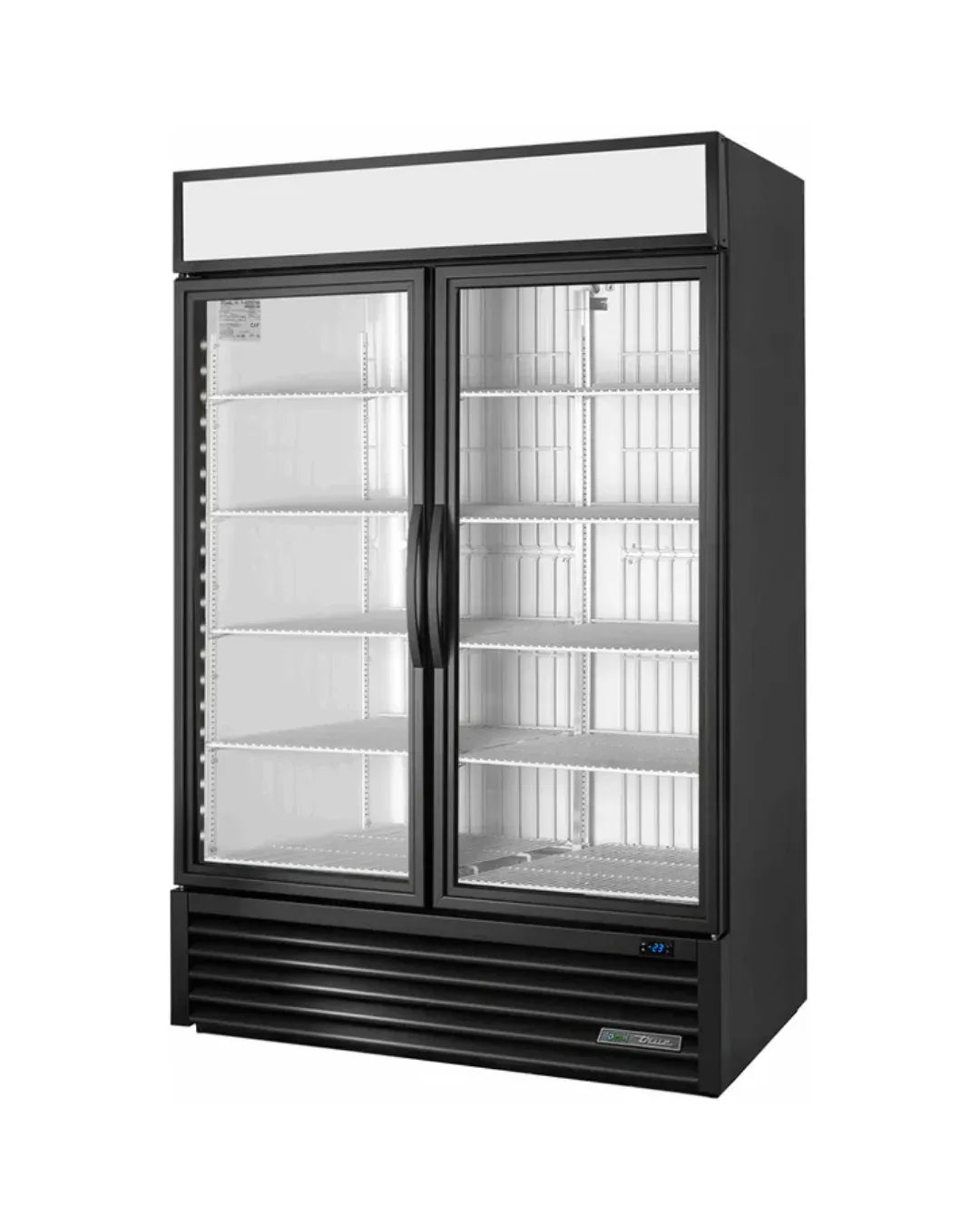 Armoire réfrigérée négative congélateur 2 portes vitrées battantes - Série GDM TRUE - 1388L TRUE REFRIGERATION vue 1