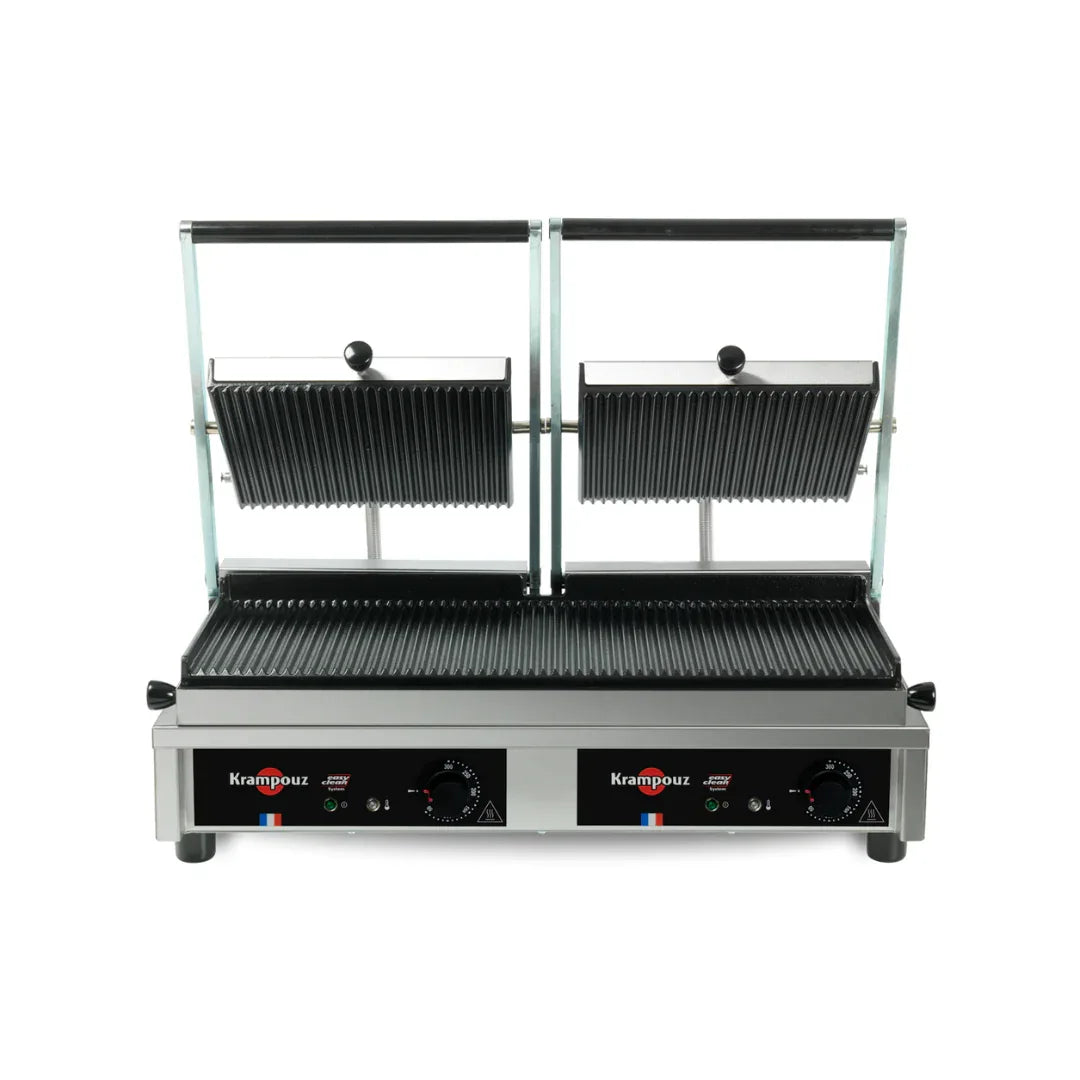 Grill panini 64.6 × 37.9 × 22 cm - KRAMPOUZ - Grill panini professionnel