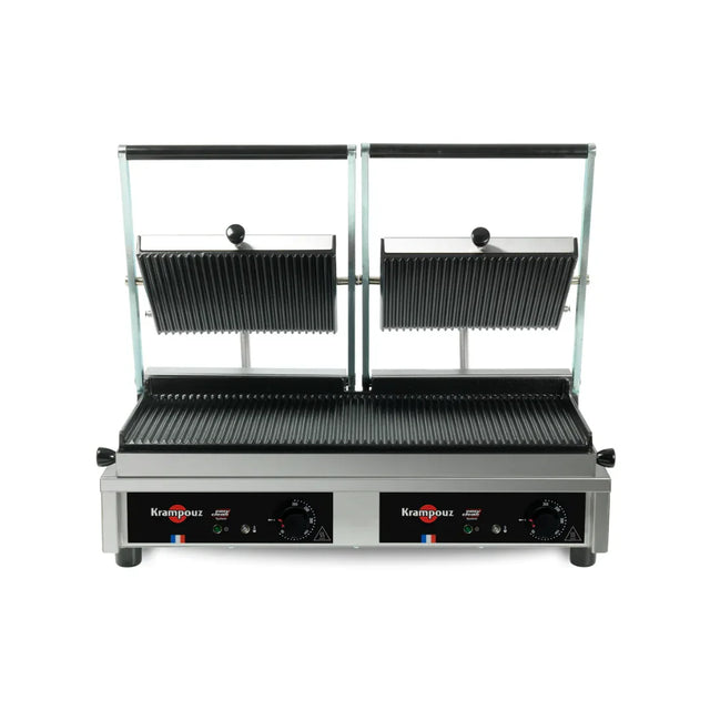 Grill panini 64.6 × 37.9 × 22 cm - KRAMPOUZ - Grill panini professionnel