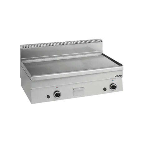 Plancha lisse chromée à gaz à poser - 1000x600x270mm - 15,3 kW Gaz - MBM - Plancha à gaz professionnelle
