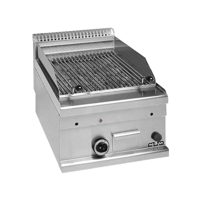 Grill charcoal gaz à poser - 400x600x270mm - 7 kW Gaz MBM GPL46P vue 1 - Usine CHR
