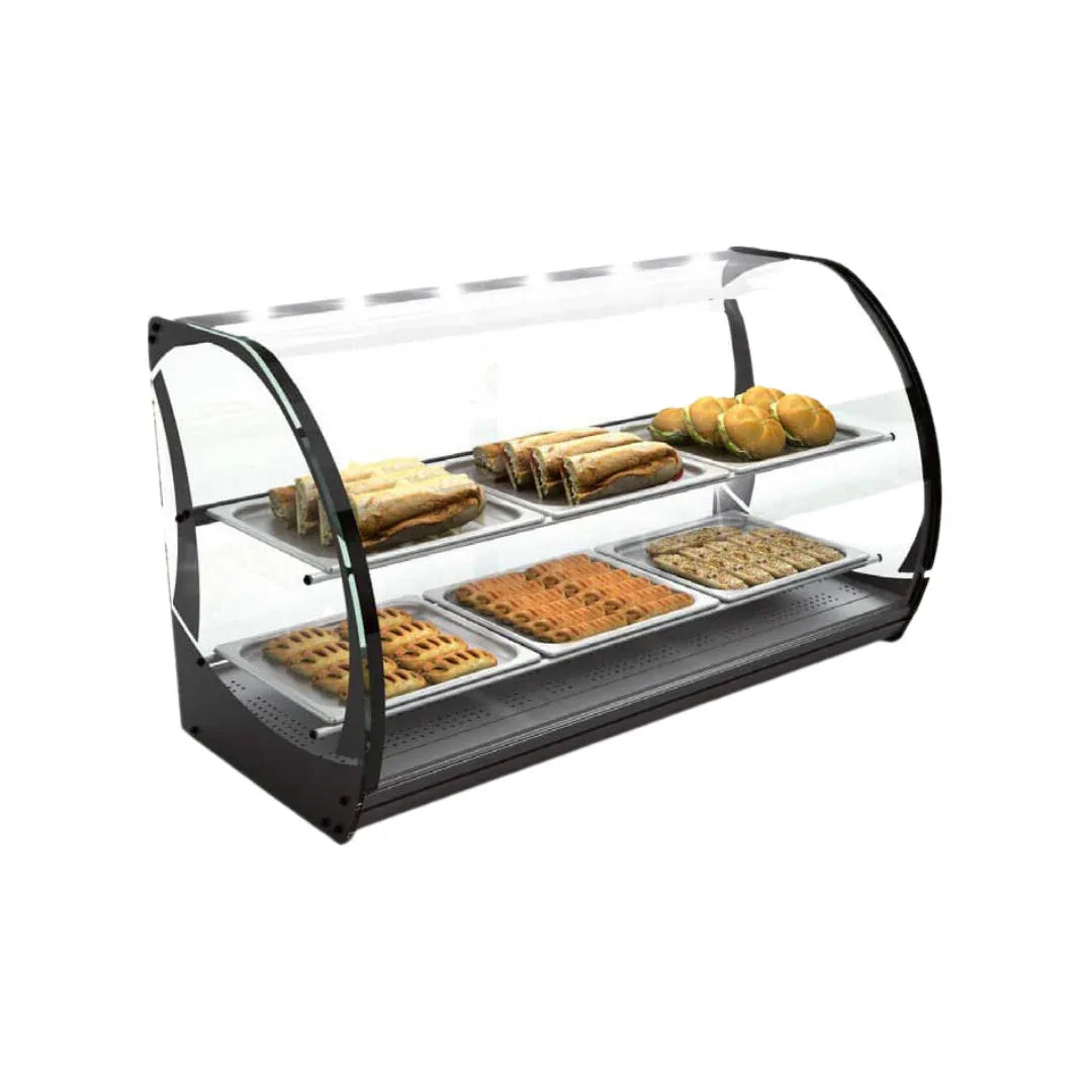 Vitrine chaude à poser 2 niveaux - 1100 - SAYL - Vitrine chaude