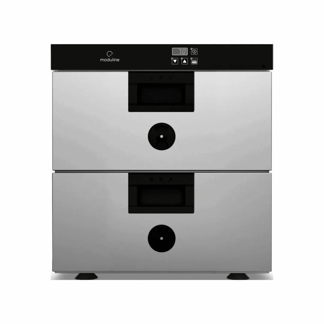 Armoire de maintien en température 2 tiroirs +30/+120°C - Capacité : 1 GN 1/1 150mm - 450x660x520mm MODULINE vue 1 - Usine