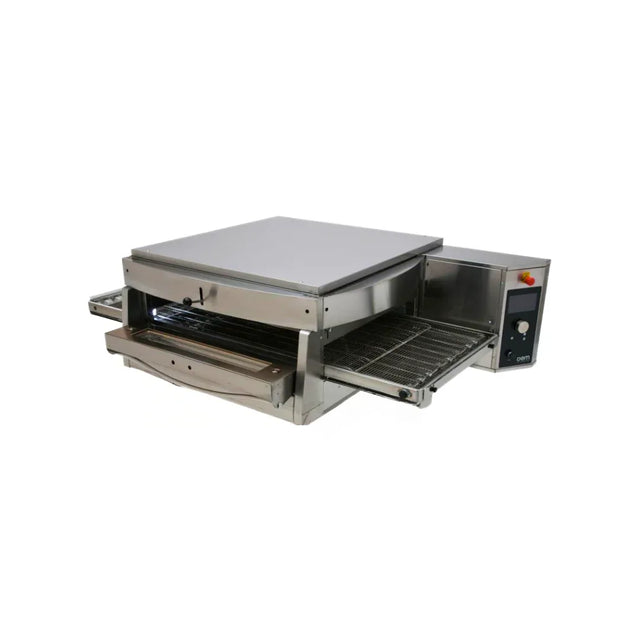 Four à tunnel digitale HENERGO tapis 75cm - 105 pizzas de 35cm/h - 2130x1500x605mm OEM HV75 LCD vue 1 - Usine CHR