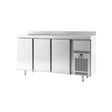 Arrière bar réfrigérée en inox 2 portes -2/+8°C - Capacité : 345 litres - 1468x600x1050mm - INFRICO - Arrière-bar réfrigéré