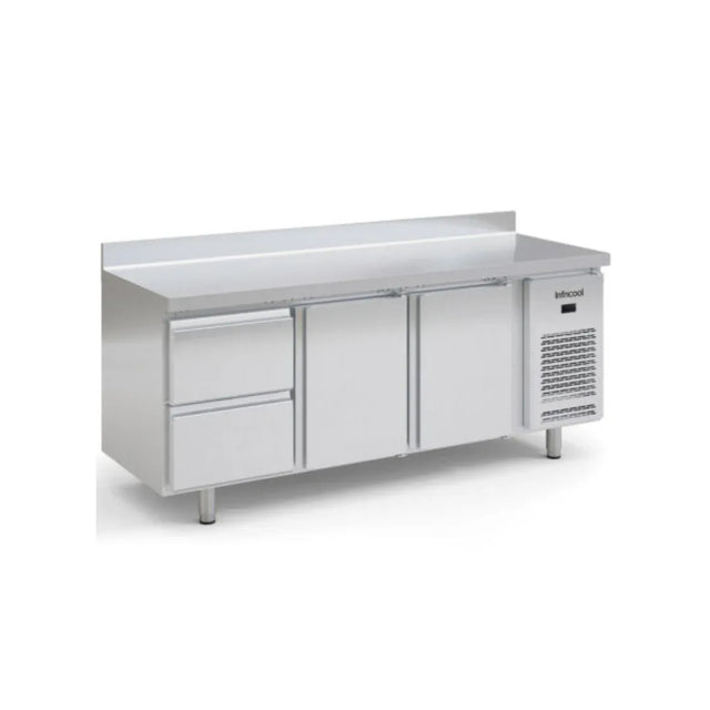 Table réfrigérée positive avec dosseret 3 portes -2/+8°C - 400L INFRICO IM603P vue 1 - Usine CHR