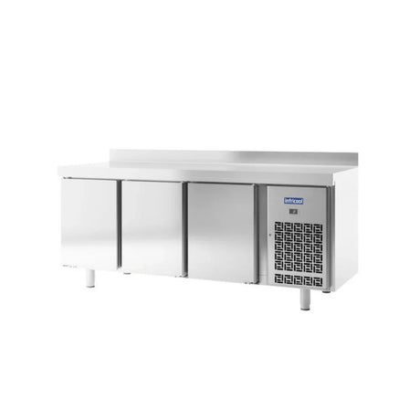 Table réfrigérée positive avec dosseret 4 portes -2/+8°C - 540L INFRICO IM604P vue 1 - Usine CHR