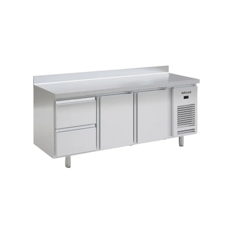 Table réfrigérée négative avec dosseret 2 portes -10/-20°C - 305L INFRICO IM702PN vue 1 - Usine CHR
