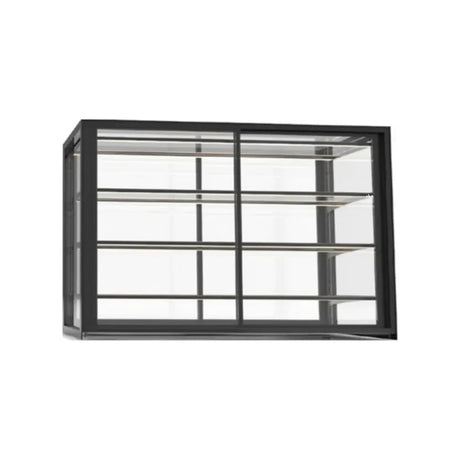 Vitrine de présentation neutre 3 niveaux à poser - 1200 - SAYL - Vitrine de présentation