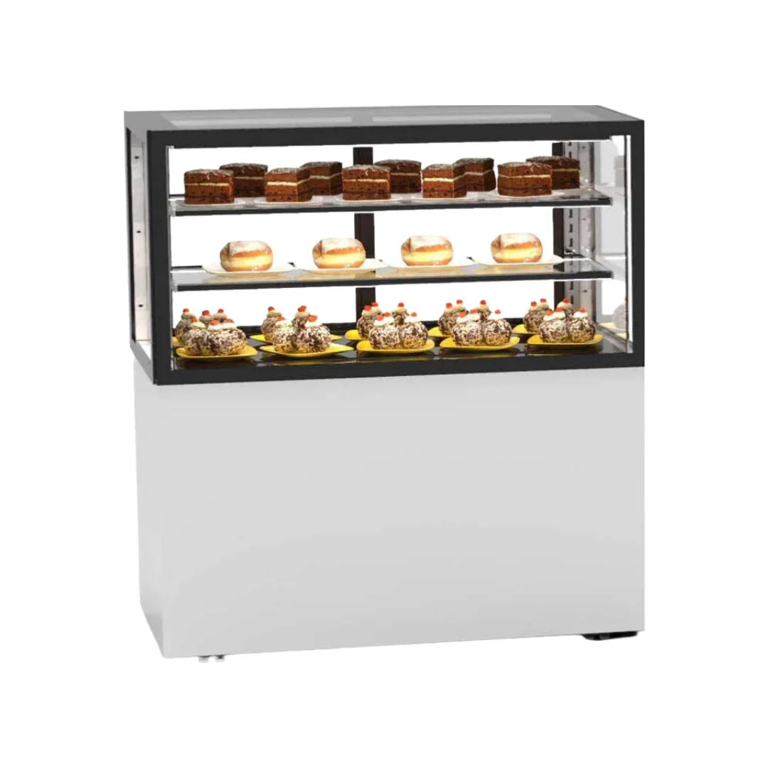 Vitrine de présentation neutre 3 niveaux - 1000 - SAYL - Vitrine de présentation