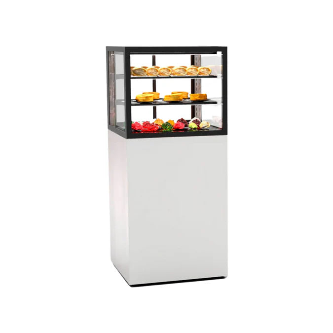 Vitrine de présentation chaude libre service 3 niveaux - 600 SAYL IN60/50-140CG vue 1 - Usine CHR