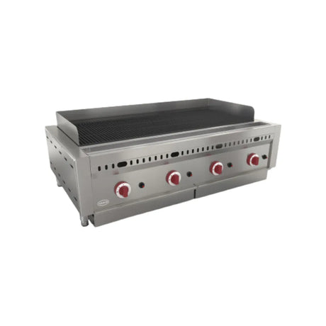 Grillade charcoal gaz à poser 4 zones - Puissance : 36 kW - MIRROR - Grillade & Charcoal