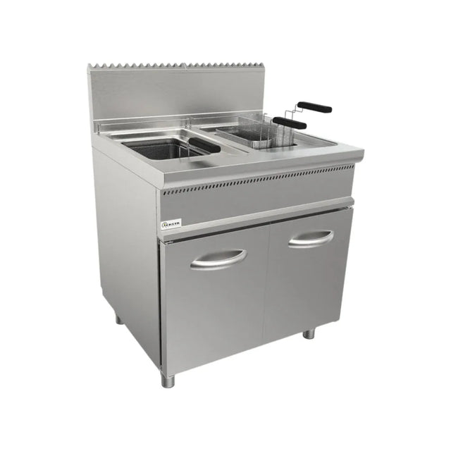 Friteuse à gaz sur meuble avec porte 2x13L 22.4kW CASTA L7/FLG2V13 vue 1 - Usine CHR