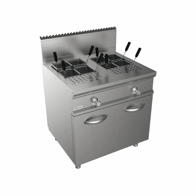 Cuiseur à pâtes modèle à gaz 2bacs 56L CASTA L7/KPG2V80 vue 1 - Usine CHR
