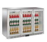 Arrière-bar réfrigéré 3 portes battantes