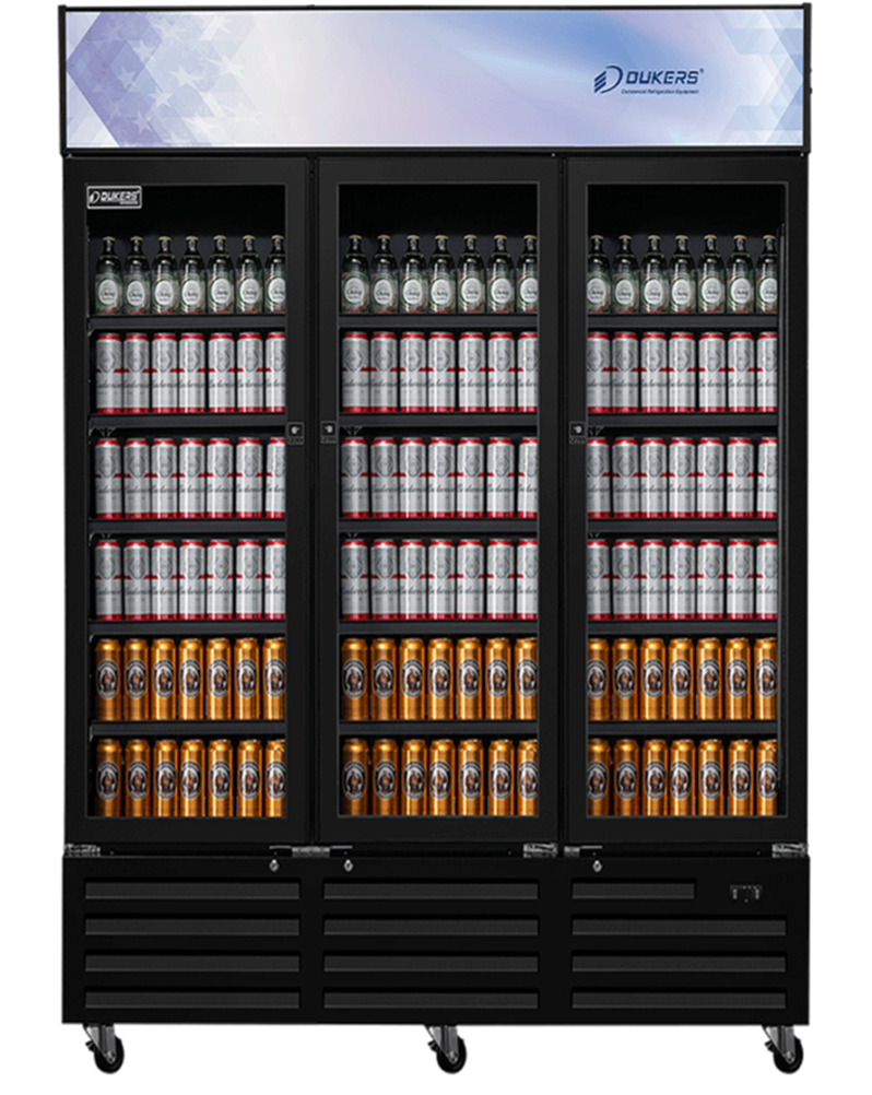 Armoire à boissons réfrigérée 3 portes avec canopy