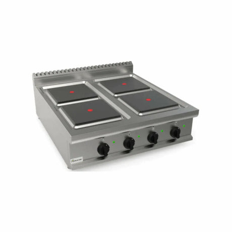 Cuisinière électrique 4 feux à poser 16kW - CASTA - Fourneau électrique professionnel