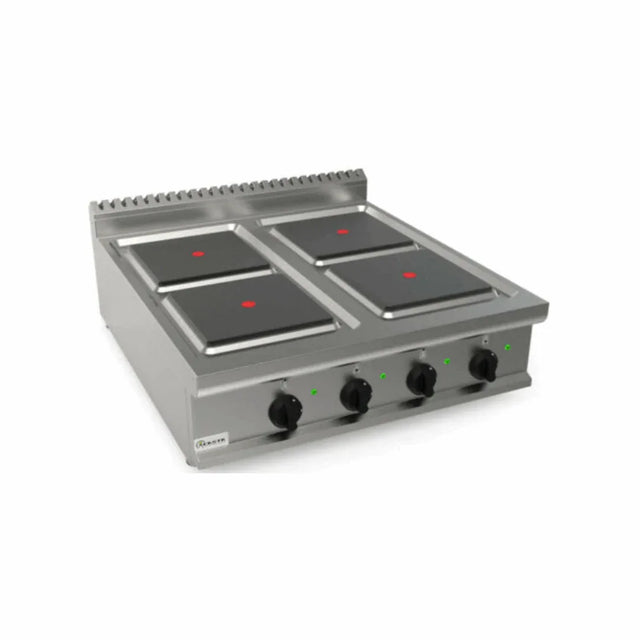 Cuisinière électrique 4 feux à poser 16kW - CASTA - Fourneau électrique professionnel