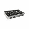 Cuisinière gaz à poser 8 feux 59,2kW - CASTA - Fourneau à gaz professionnel