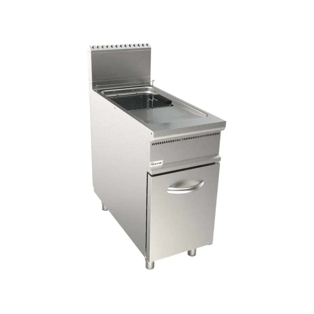 Friteuse à gaz sur meuble avec porte 17L 16.5kW CASTA LQ/FLG1V17 vue 1 - Usine CHR