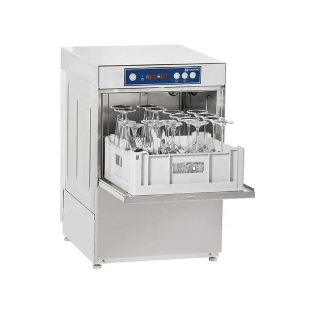 Lave-verre panier 400x400mm - Passage 270mm - adoucisseur + pompe de vidange ARKA DV40MPA vue 1 - Usine CHR