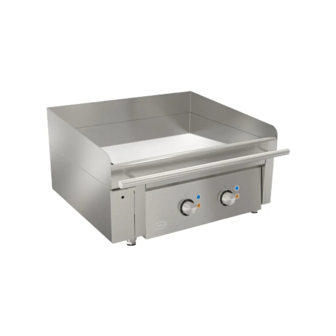 Plancha électrique à poser 2 zones - Puissance : 8 kW 400V - MIRROR - Plancha électrique professionnelle