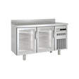 Meuble snack réfrigérée négative gamme TOP - 2 portes vitrées - CORECO - Table réfrigérée négative