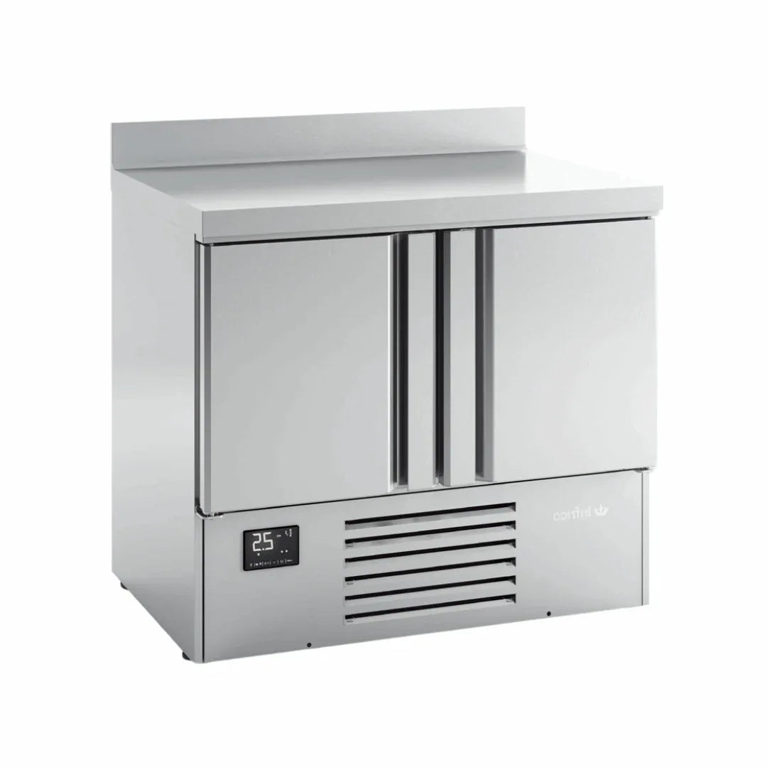 Desserte réfrigérée positive 0/+6°C 2 portes 978x700x885mm - INFRICO - Table réfrigérée positive