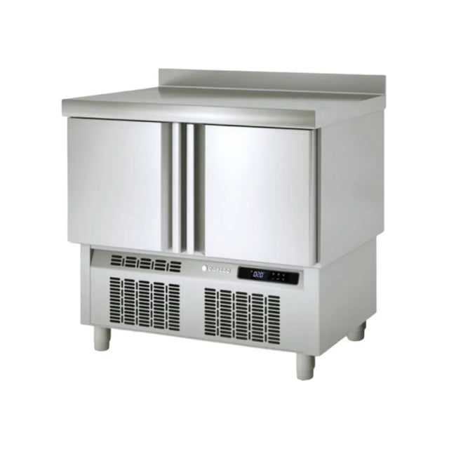 Meuble GN 1/1 Compact réfrigérée positive gamme TOP - 2 portes pleines CORECO MF-100 vue 1 - Usine CHR