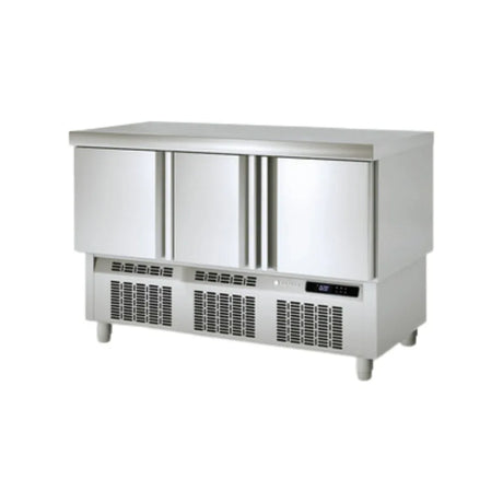 Meuble GN 1/1 Compact réfrigérée positive gamme TOP - 3 portes pleines CORECO MF-140 vue 1 - Usine CHR