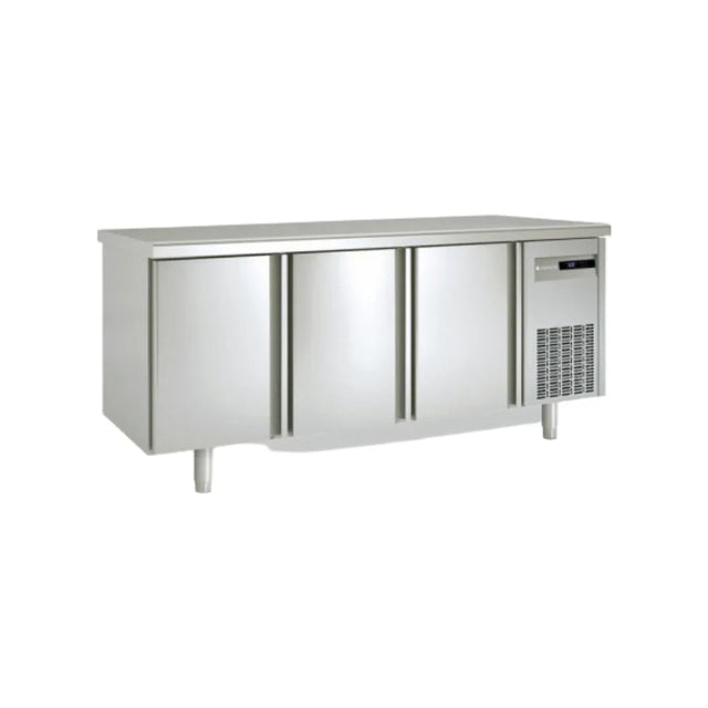 Meuble GN 1/1 Traversant réfrigérée positive gamme TOP - 3 portes pleines CORECO MFCG-200 vue 1 - Usine CHR