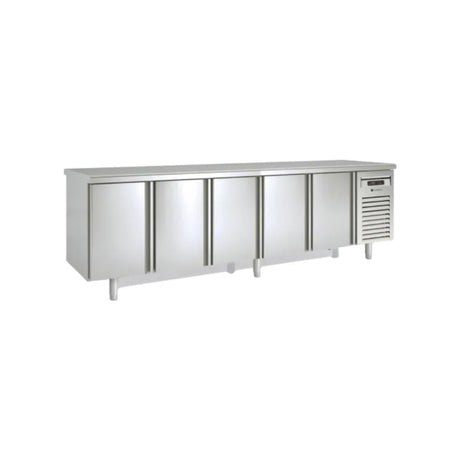 Meuble GN 1/1 Traversant réfrigérée positive gamme TOP - 5 portes pleines CORECO MFCG-300 vue 1 - Usine CHR