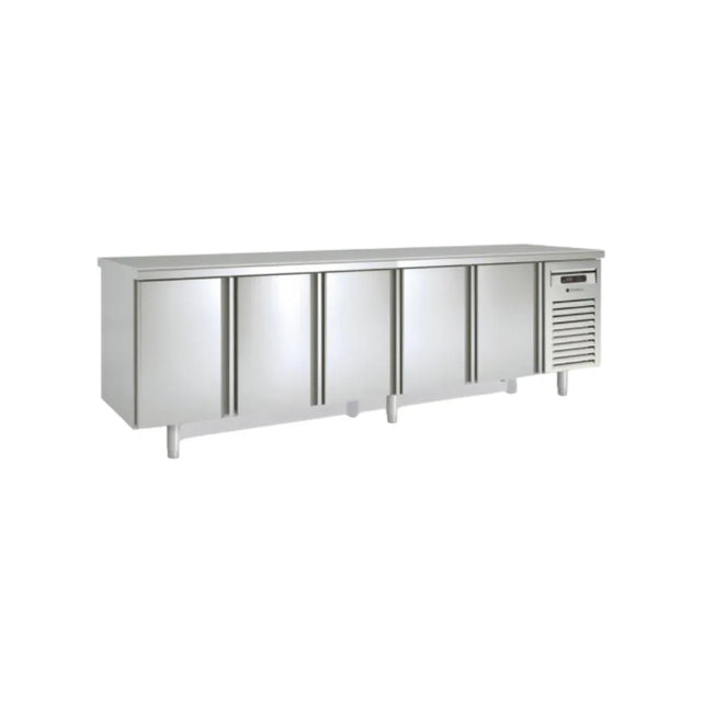 Meuble GN 1/1 Traversant réfrigérée positive gamme TOP - 5 portes pleines CORECO MFCG-300 vue 1 - Usine CHR