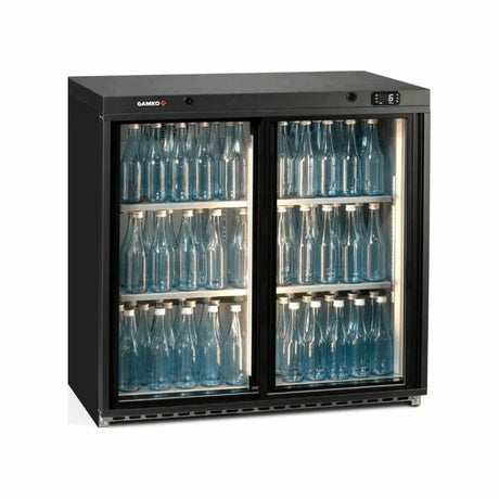 Arrière-bar 2 portes coulissantes vitrées - GAMKO - Arrière-bar réfrigéré