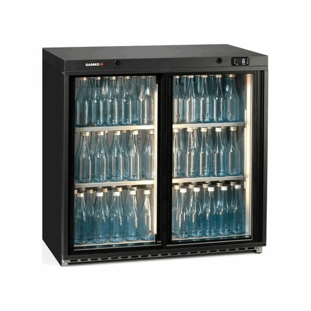 Arrière-bar 2 portes coulissantes vitrées - GAMKO - Arrière-bar réfrigéré