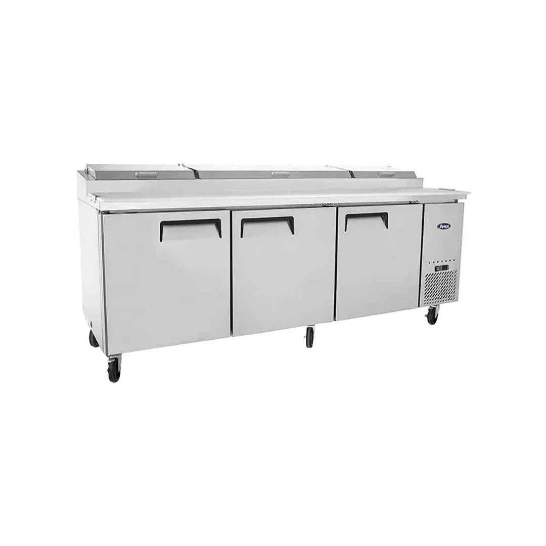 Table de preparation à pizza réfrigérée 3 portes 800L ATOSA MPF8203GR vue 1 - Usine CHR