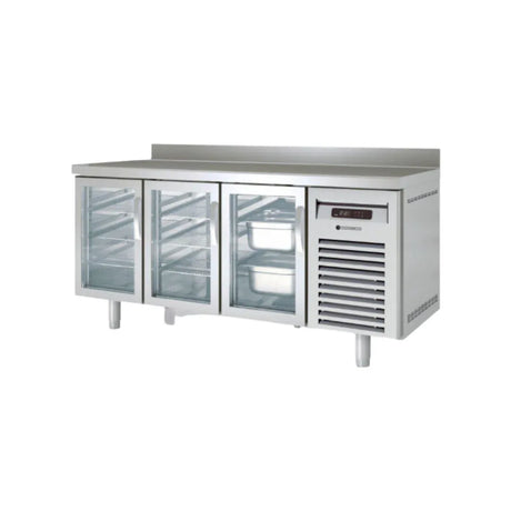 Meuble GN 1/1 réfrigérée positive gamme TOP - 3 portes vitrées CORECO MRGV-200 vue 1 - Usine CHR