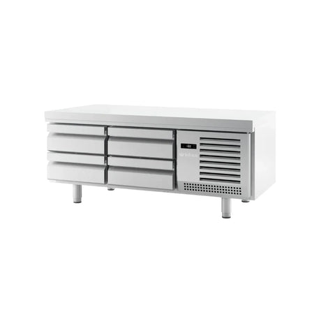 Soubassement réfrigéré négatif -18°C 4 Tiroirs 1600x700x650mm - INFRICO - Soubassement réfrigéré négatif